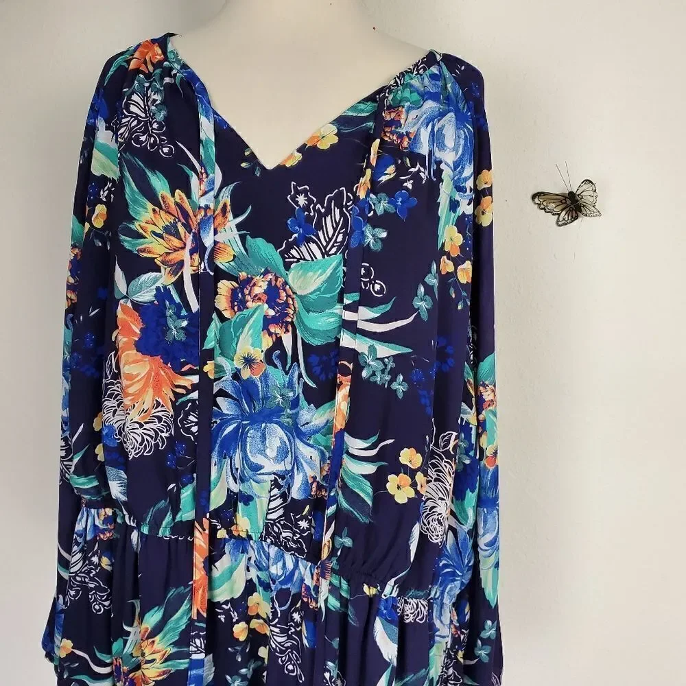 Ava & viv tropical print dress